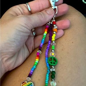 Home made jewelry! Some Lisa frank inspired and some less wild!